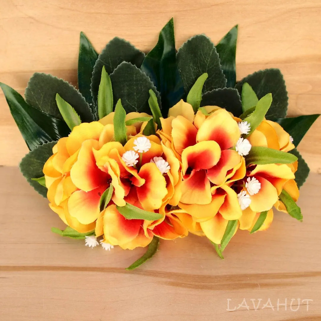 Princess Ilima Hawaiian Flower Hair Clip - Made in Hawaii