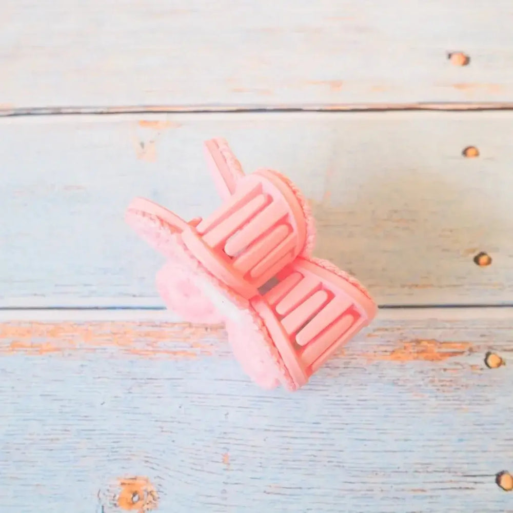 Pua Crochet Pink Flower Hair Claw - Made in Hawaii