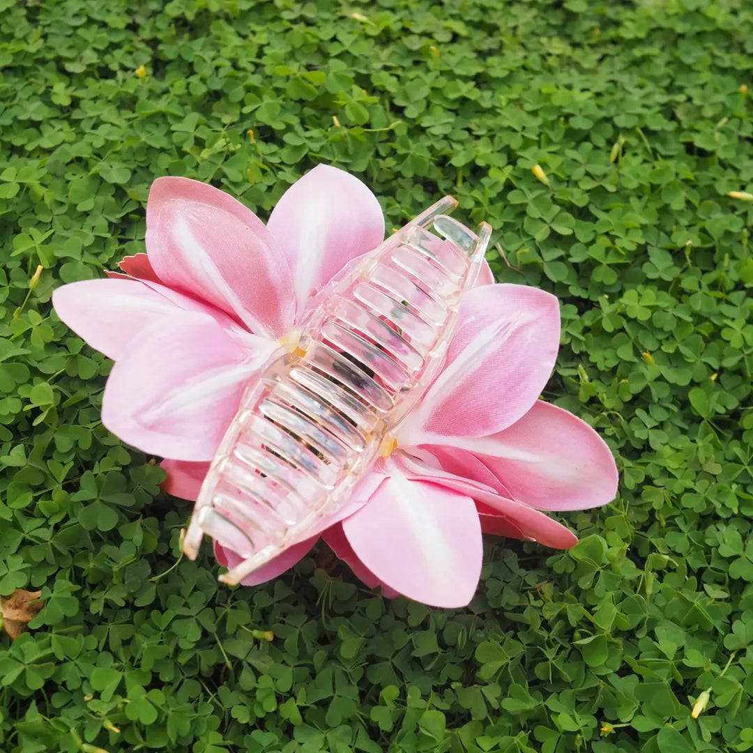 Pua Lani Pink Orchid Hair Claw - Made in Hawaii