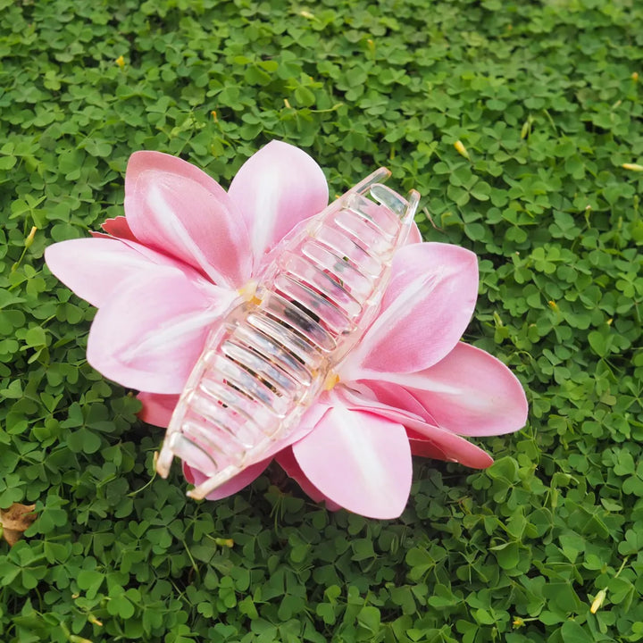 Pua Lani Pink Orchid Hair Claw - Made in Hawaii