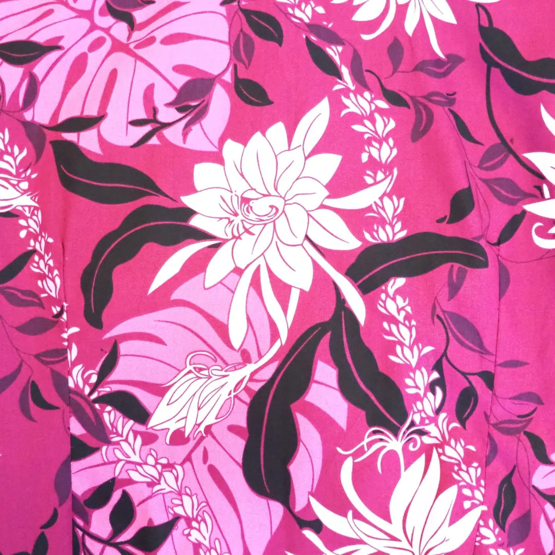 Punahou Purple Hawaiian Cotton Fabric by the Yard - Made in Hawaii