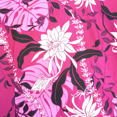 Punahou Purple Hawaiian Cotton Fabric By The Yard - Made In Hawaii