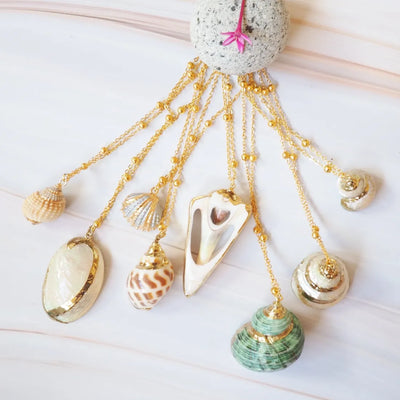Pupukea Conch Seashell Hawaiian Pendant Necklace - Made In Hawaii