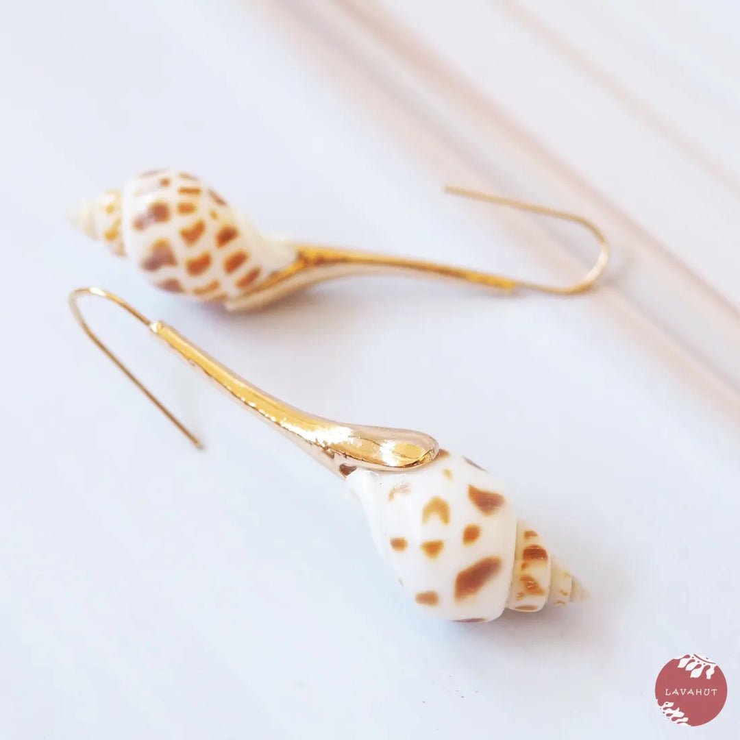 Pupukea Seashell Drop Earrings - Made in Hawaii