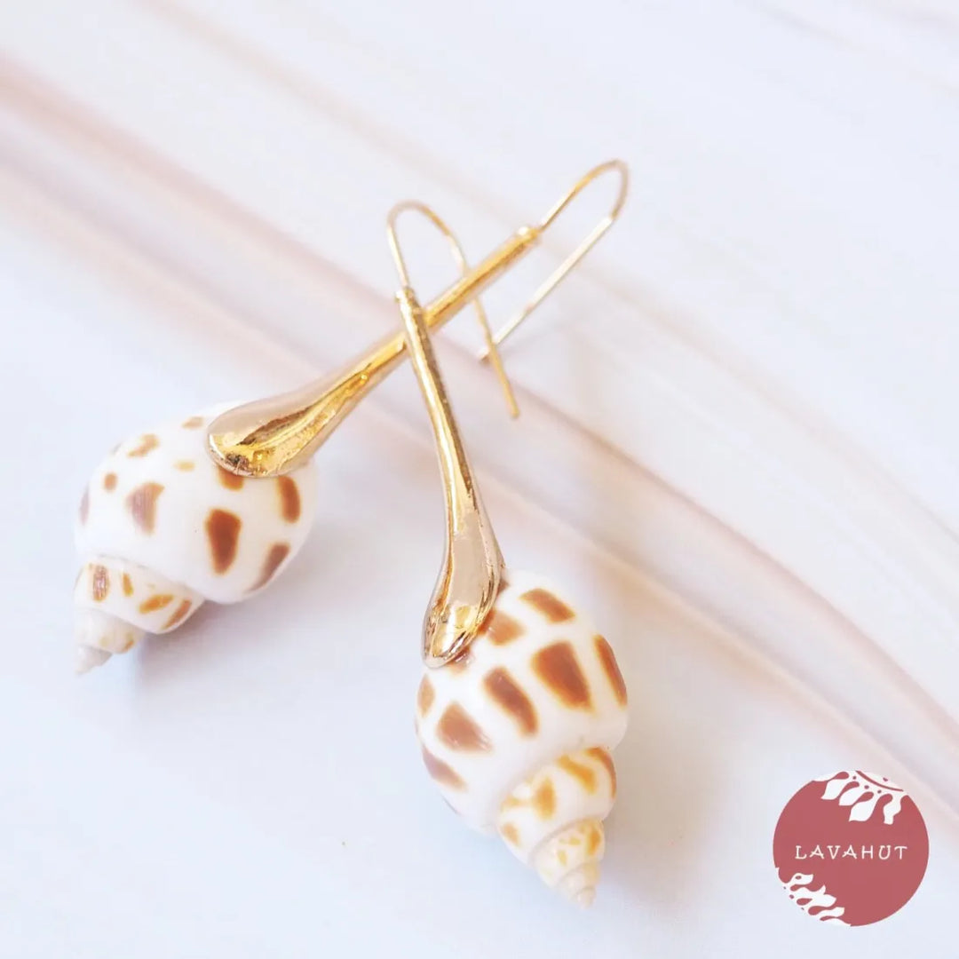 Pupukea Seashell Drop Earrings - Made in Hawaii