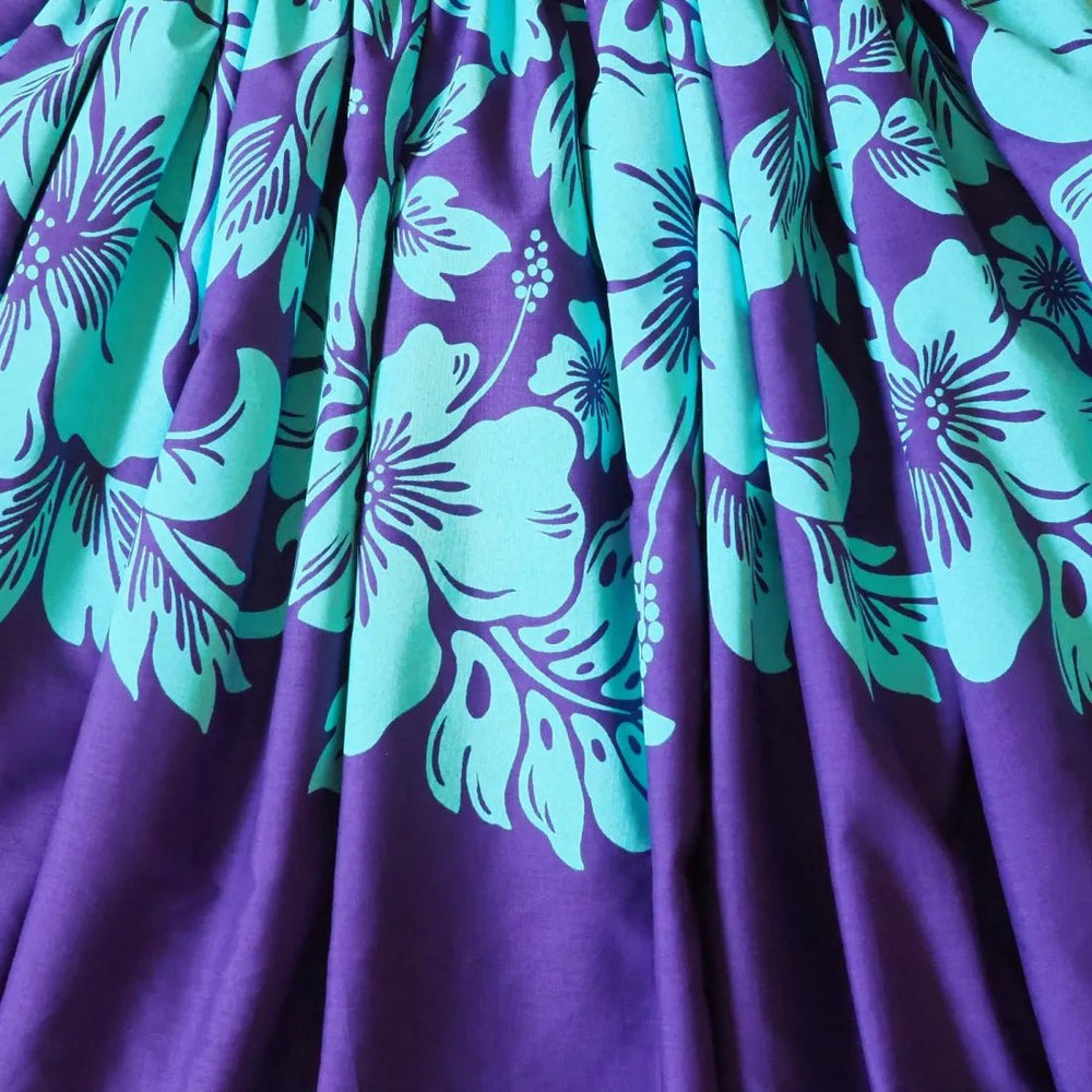 Purple Kawehi Single Pa'u Hawaiian Hula Skirt – Authentic Hawaiian Pa'u Hula Skirt by Lavahut