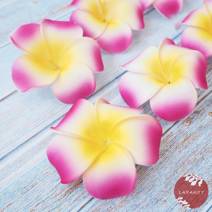 Purple Lucky Plumeria Flower Hair Clip - Made in Hawaii