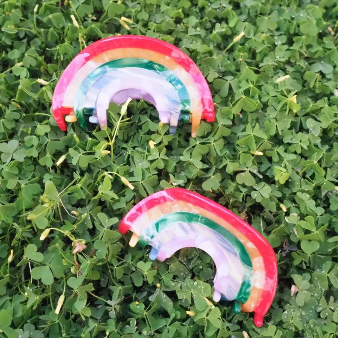 Rainbow Delight Hawaiian Hair Claw – Authentic Hawaiian Hair Accessories by Lavahut