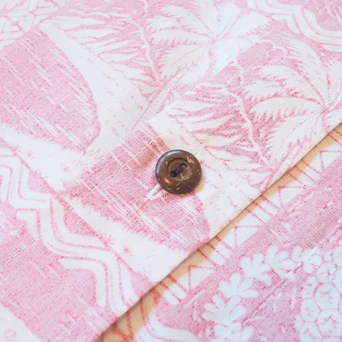 Red Haleakala Sky Hawaiian Reverse Shirt Made in Hawaii