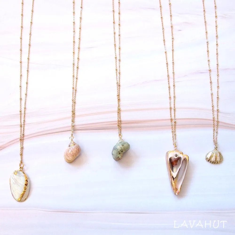 Red Lipped Conch Seashell Hawaiian Pendant Necklace – Authentic Hawaiian Necklaces by Lavahut