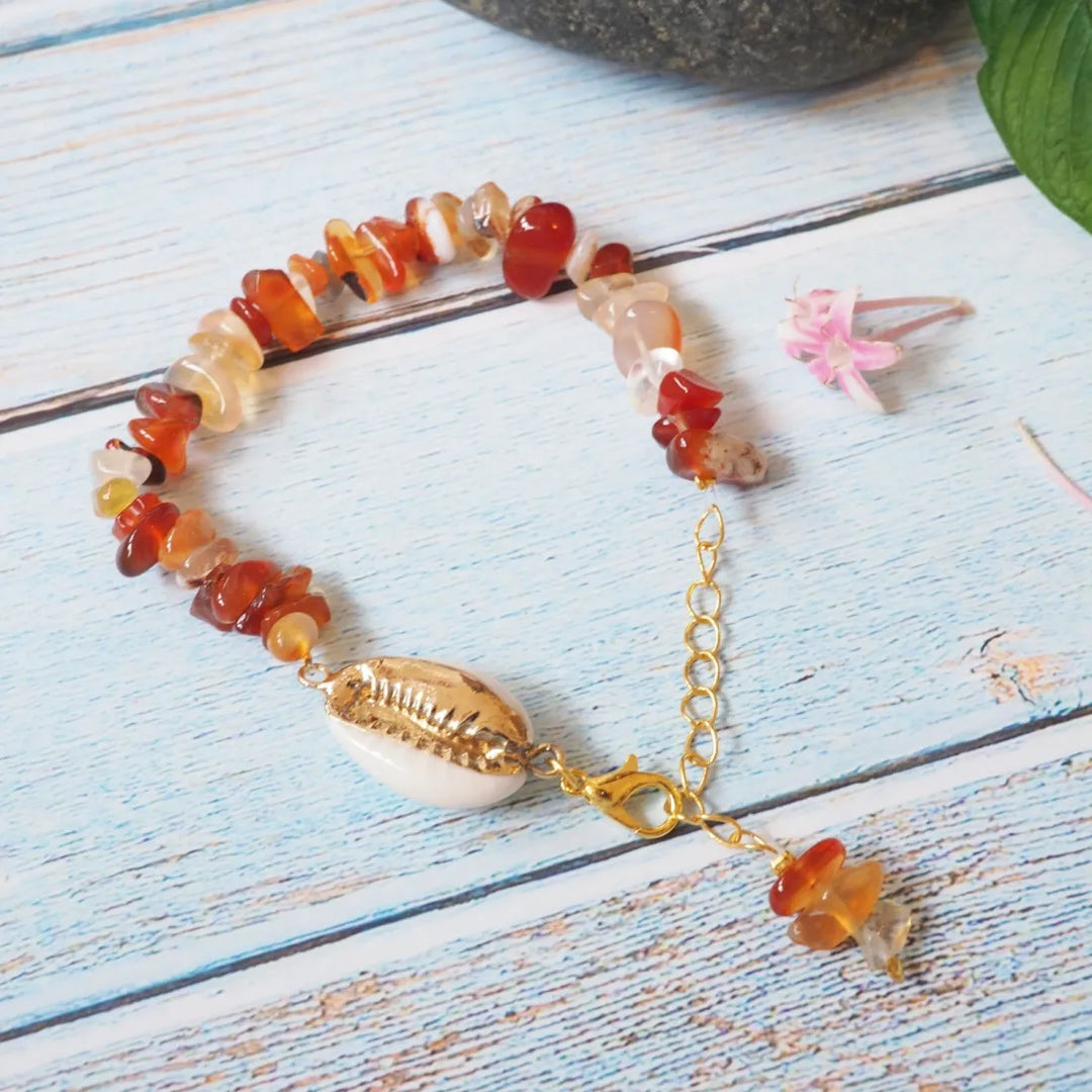 Rock Star Orange Hawaiian Bracelet - Made in Hawaii