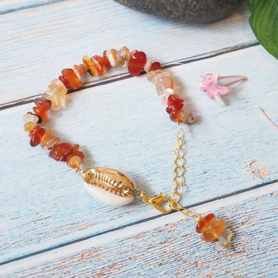 Rock Star Orange Hawaiian Bracelet - Made In Hawaii