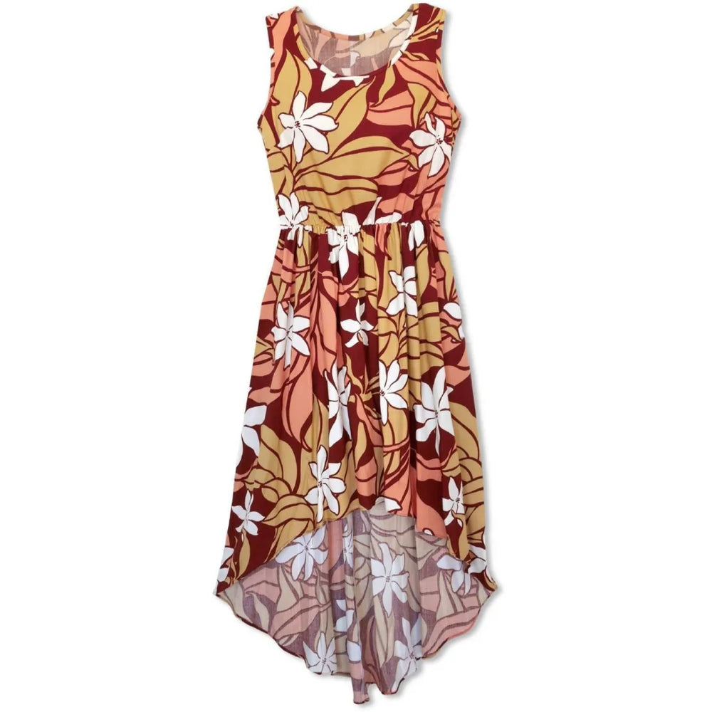 Lahaina Breeze Red Sassy Hawaiian Dress - Made in Hawaii