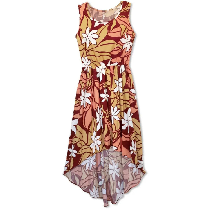 Lahaina Breeze Red Sassy Hawaiian Dress - Made in Hawaii