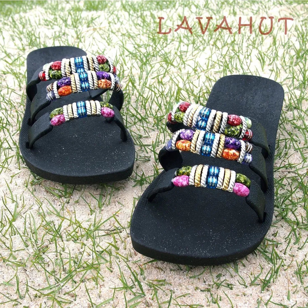 Sparkle Charm Pali Hawaii Sandals Details Size Chart Included Lavahut