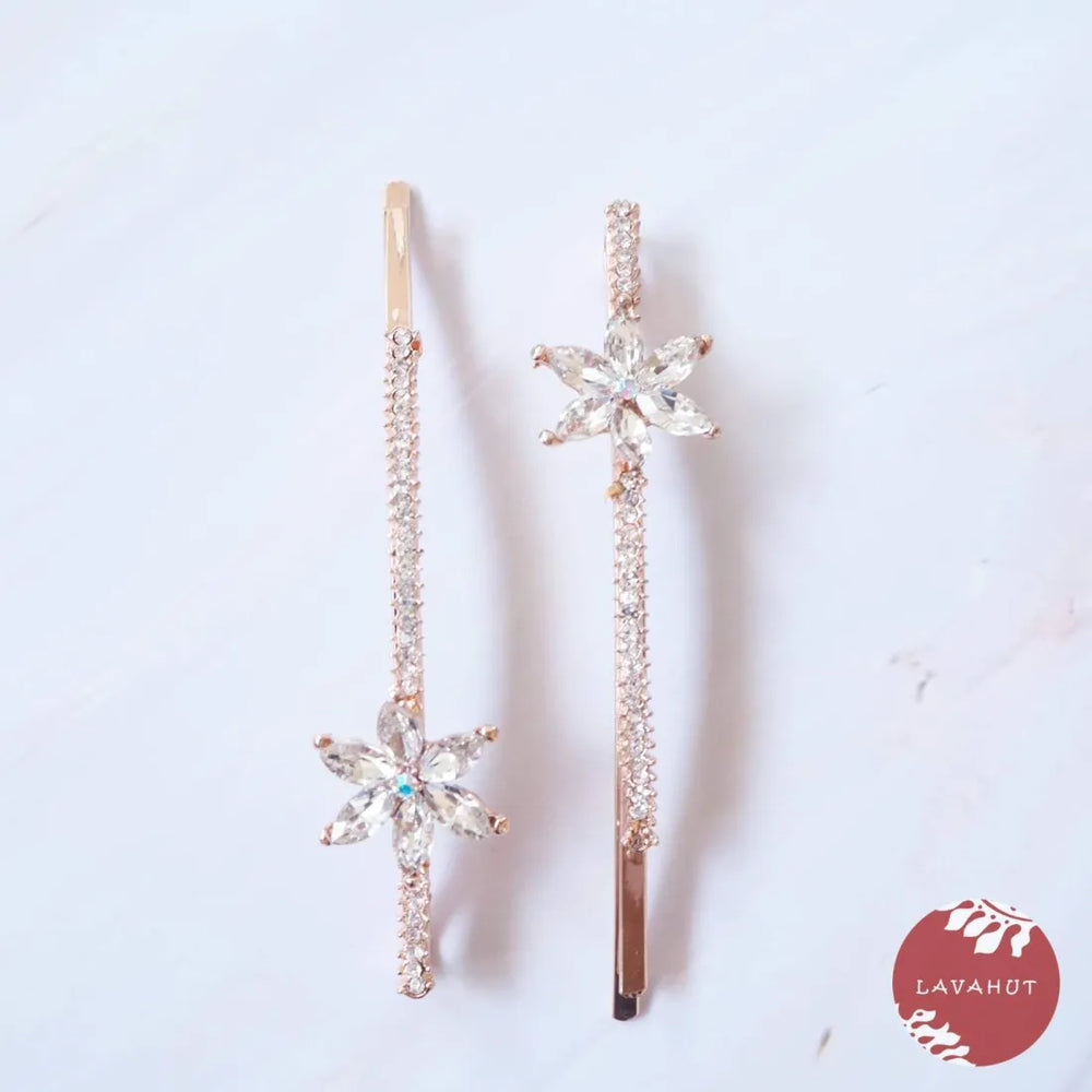 Starburst Sparkly Hair Pin Set - Made in Hawaii