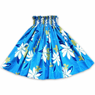 Tiare Blue Single Pa’u Hawaiian Hula Skirt - Made In Hawaii