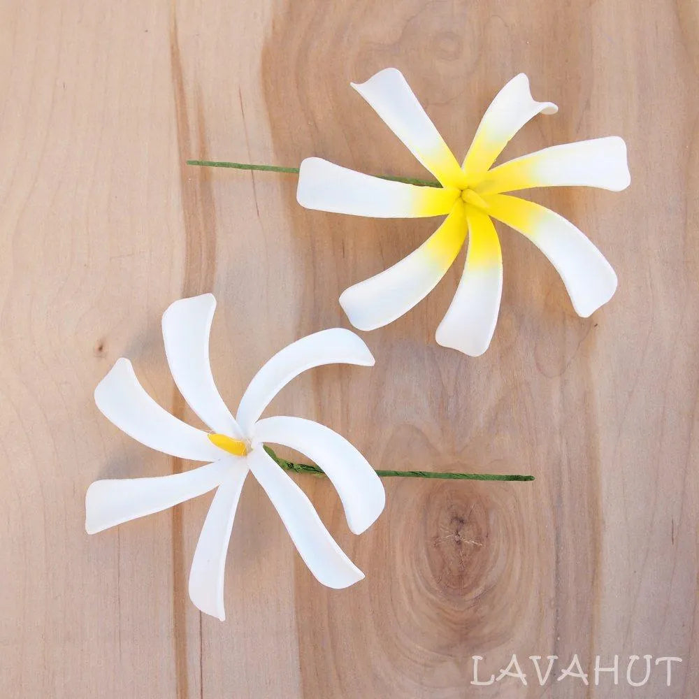 Tiare Flower Ear Stick - Made in Hawaii