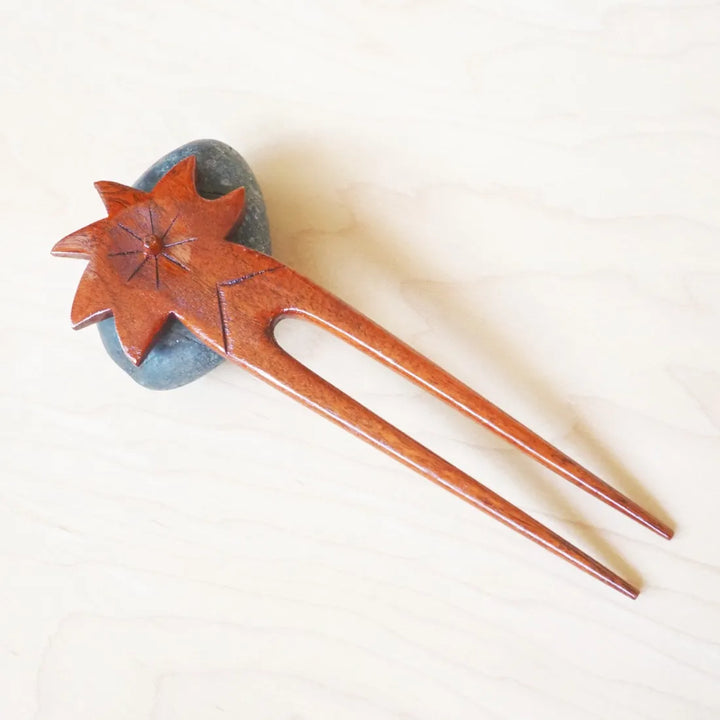 Tiare Flower Hair Bun Stick - Made in Hawaii