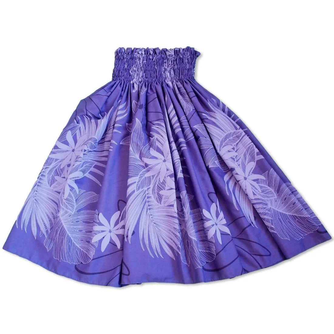 Tiare Purple Single Pa’u Hawaiian Hula Skirt - Made In Hawaii