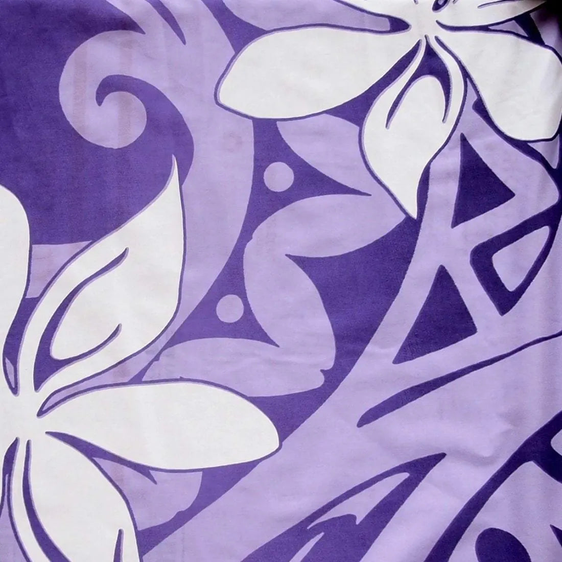 Tiare Swirl Purple Single Pa’u Hawaiian Hula Skirt - Made In Hawaii