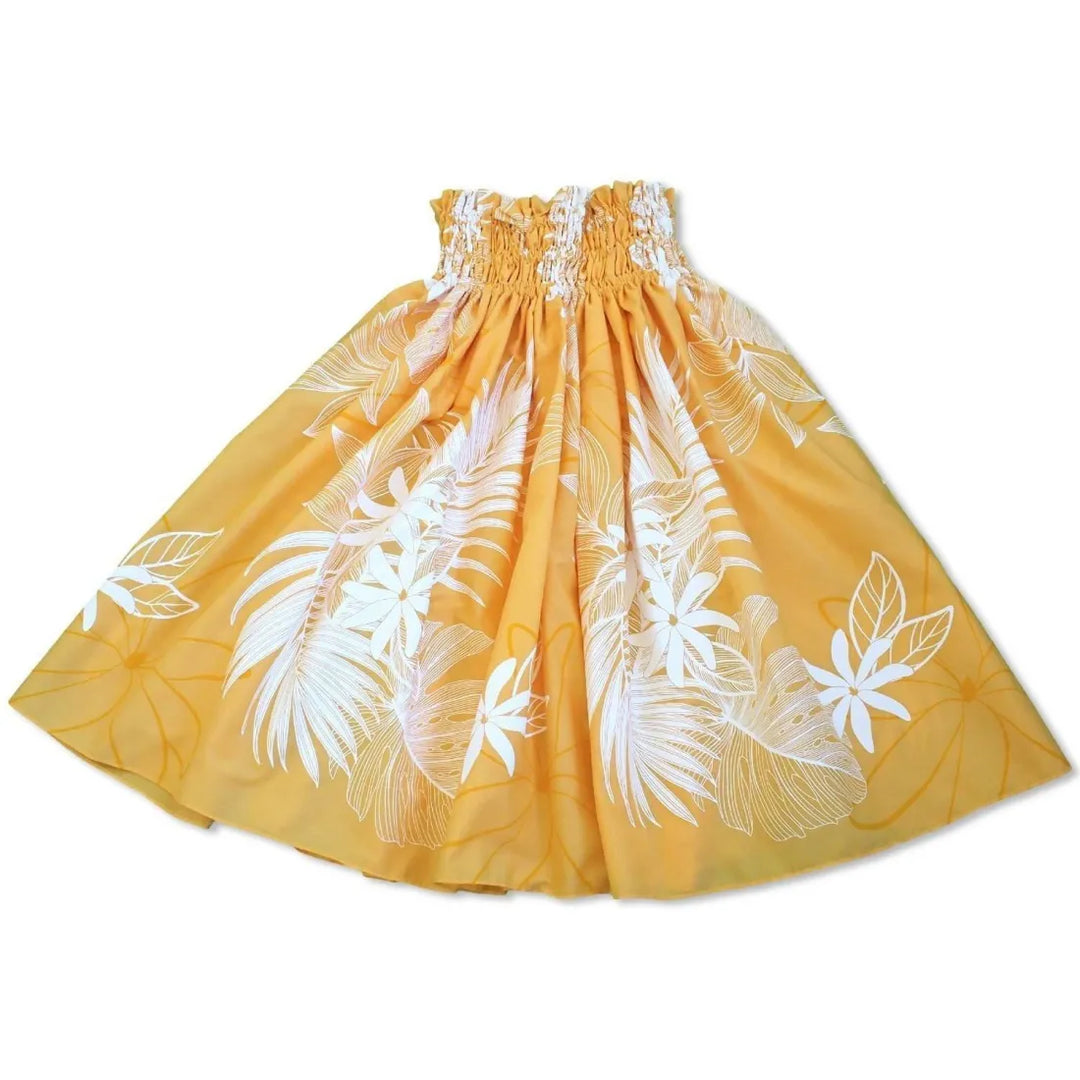 Tiare Yellow Single Pa’u Hawaiian Hula Skirt - Made in Hawaii