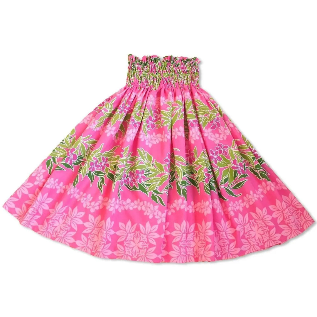 Tidepool Pink Single Pa’u Hawaiian Hula Skirt - Made in Hawaii