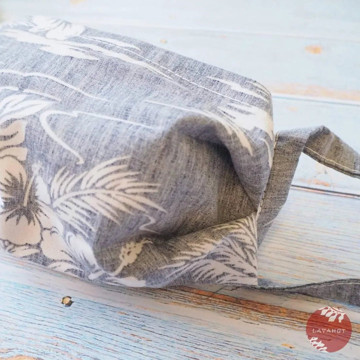 Tie Back Face Mask • Navy Island – Authentic Hawaiian Face Mask by Lavahut