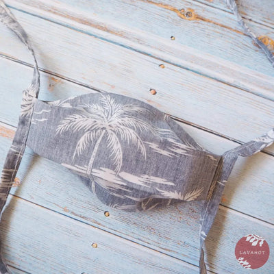 Tie Back Face Mask • Navy Island - Made In Hawaii