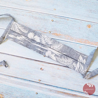 Tie Back Face Mask • Navy Island - Made In Hawaii