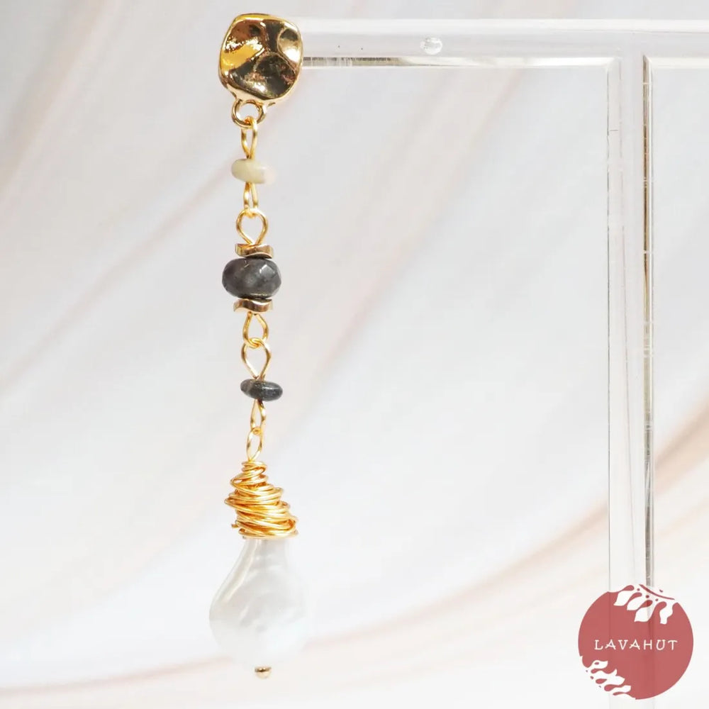 Treasure Pearl Drop Earrings - Made in Hawaii