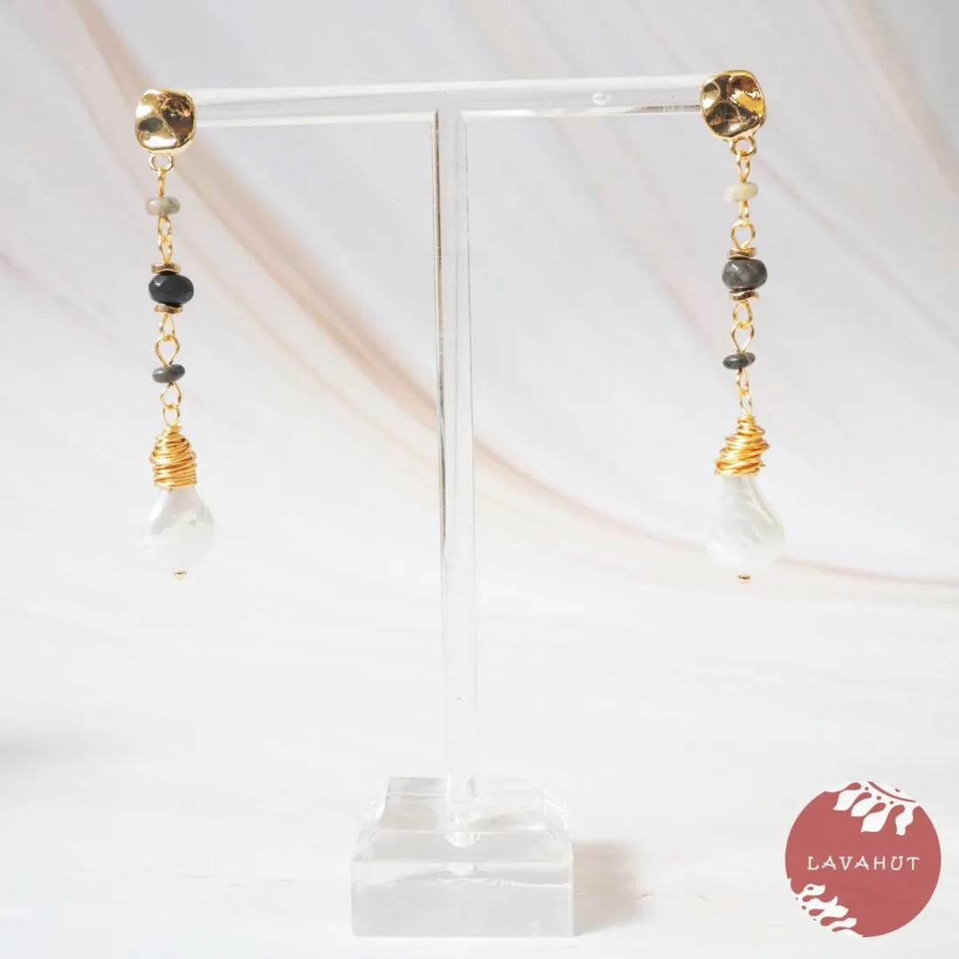 Treasure Pearl Drop Earrings - Made in Hawaii