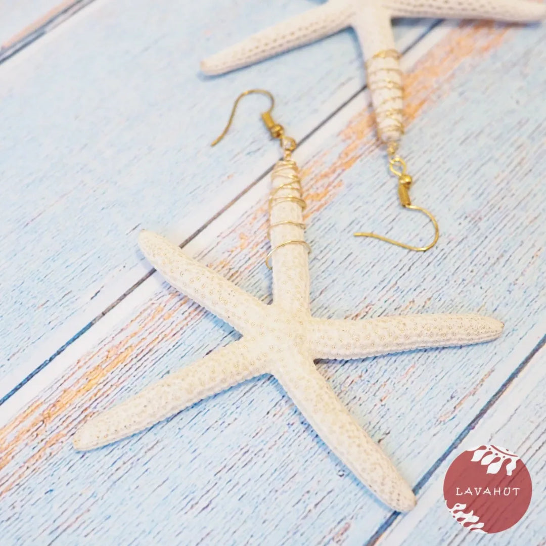 Twinkle Starfish Drop Earrings - Made in Hawaii