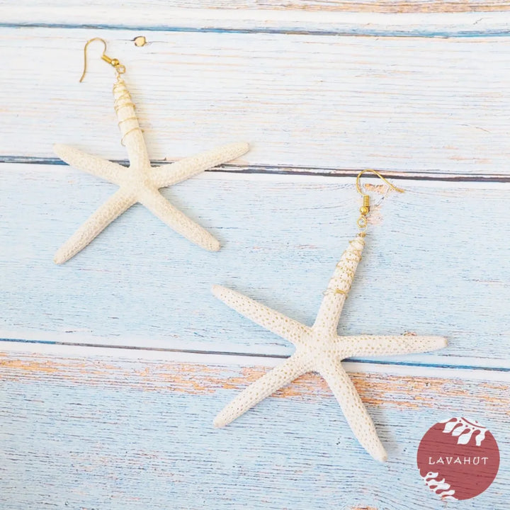 Twinkle Starfish Drop Earrings - Made in Hawaii