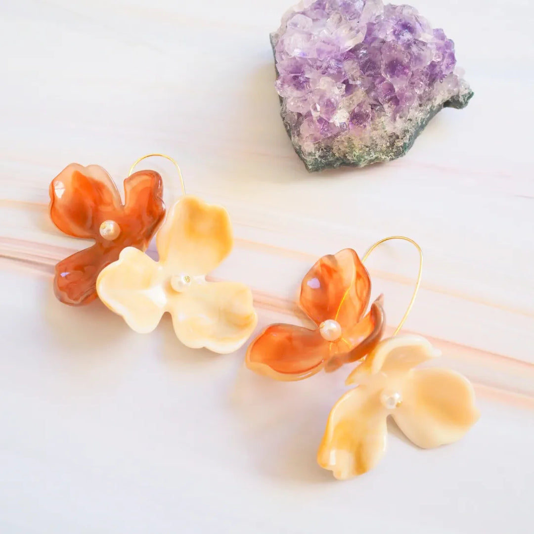 Uluwehi Flower Earrings - Made in Hawaii