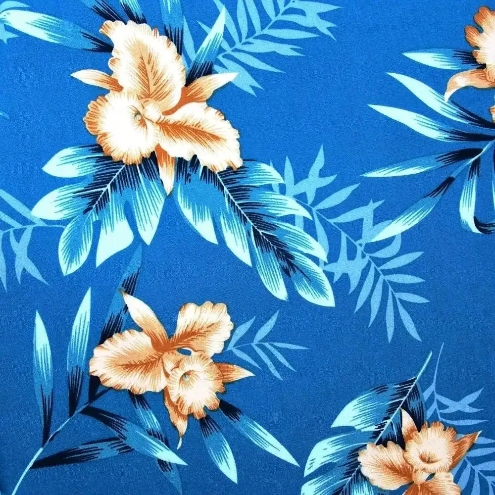 Midnight Blue Honi Hawaiian Dress - Made in Hawaii