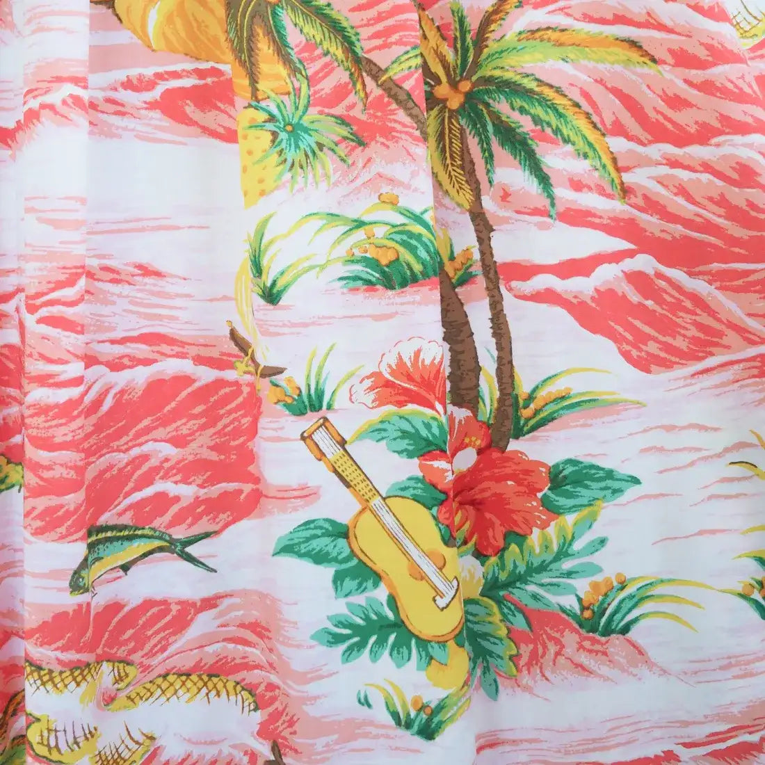 Ocean Life Pink Maxi Hawaiian Dress - Made in Hawaii