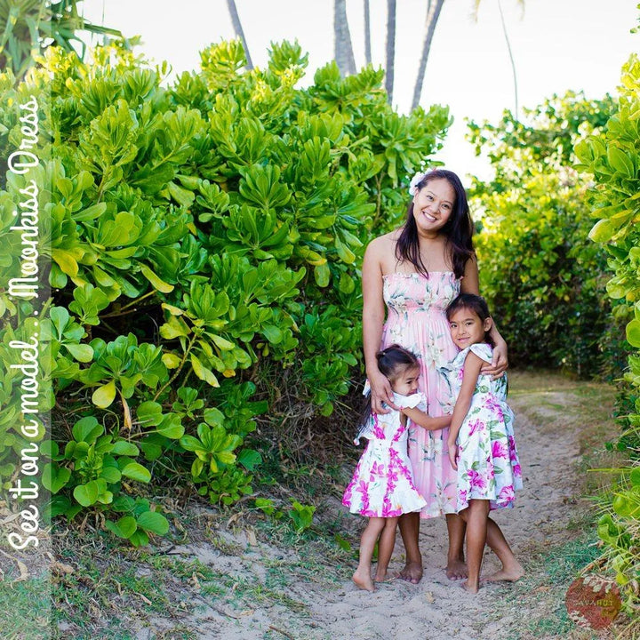 Volcanic Red Moonkiss Hawaiian Dress - Made in Hawaii