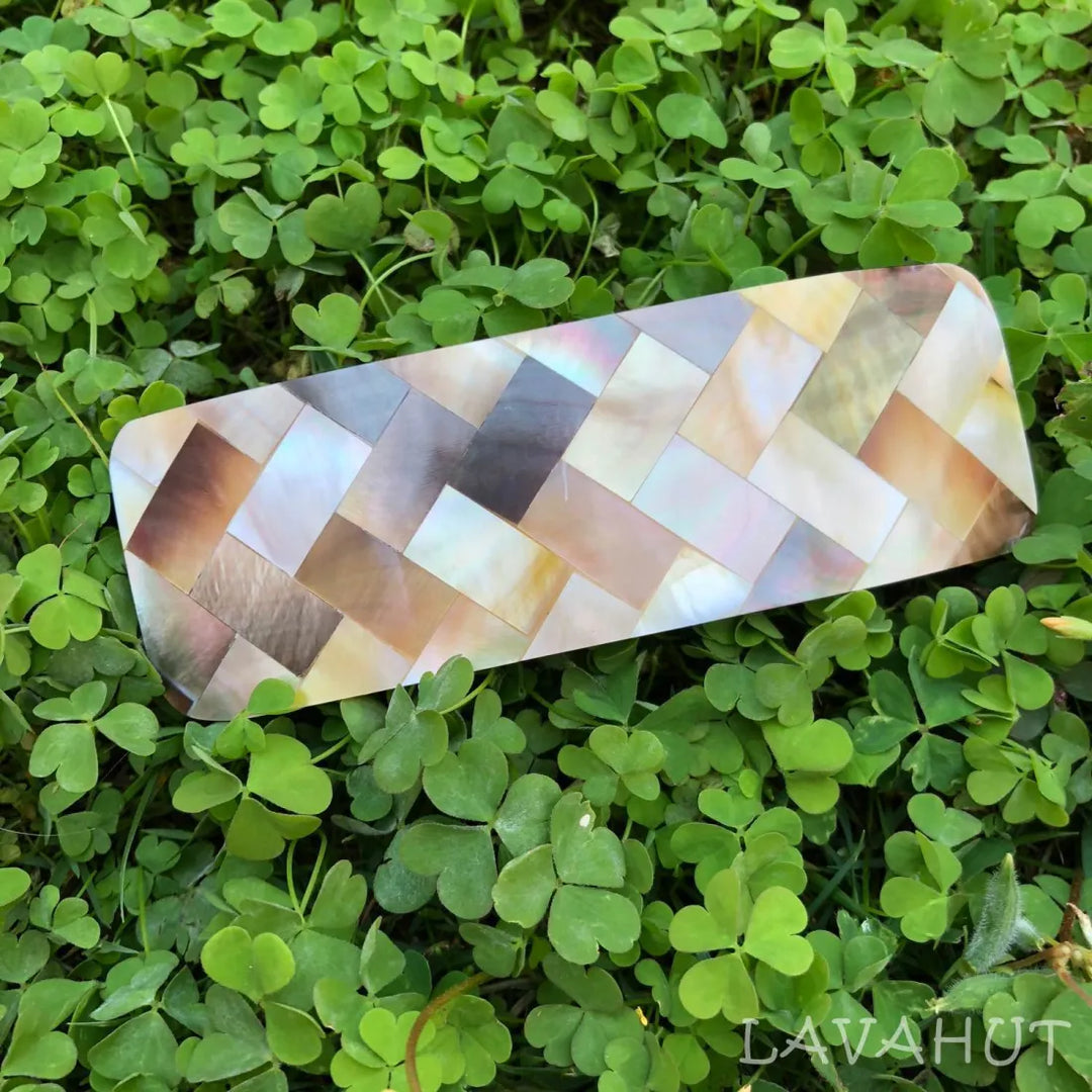 Waikiki Mother of Pearl Hair Barrette - Made in Hawaii