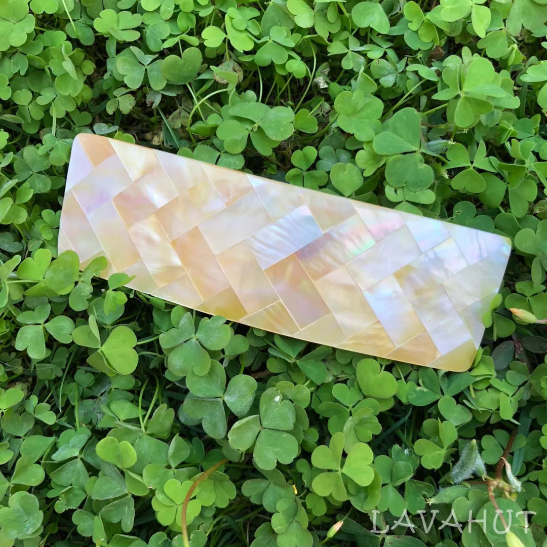 Waikiki Mother of Pearl Hair Barrette - Made in Hawaii