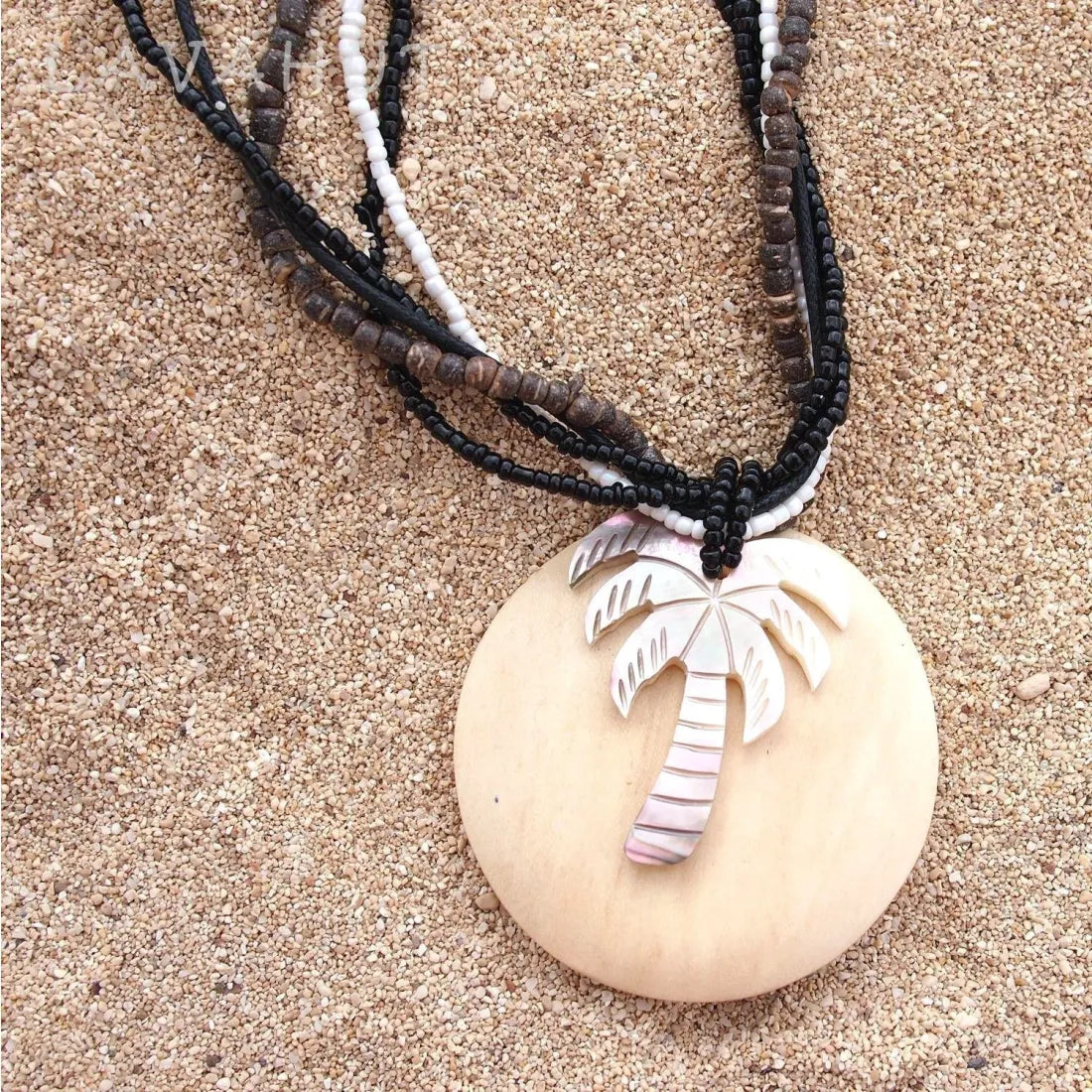 Waikiki Palm Hawaiian Necklace - Made In Hawaii