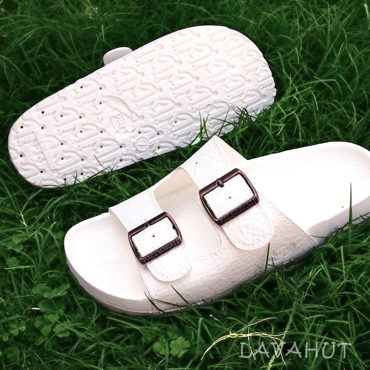 White Buckle™ - Pali Hawaii Sandals - Made in Hawaii