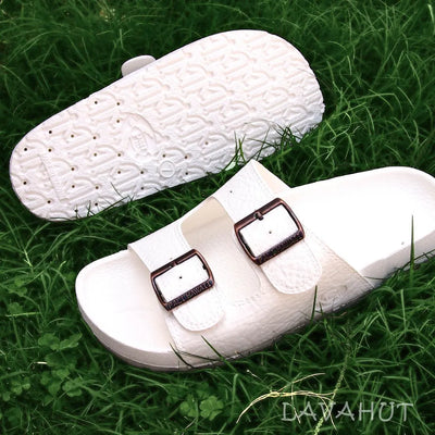 White Buckle™ - Pali Hawaii Sandals Made