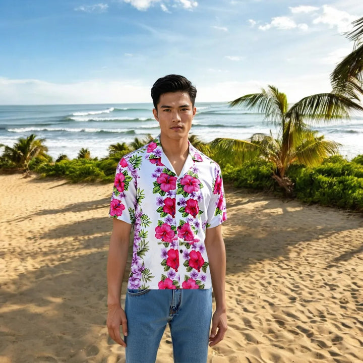 White Mist Hawaiian Cotton Shirt - Made in Hawaii