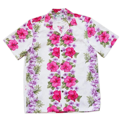 White Mist Hawaiian Cotton Shirt - Made In Hawaii
