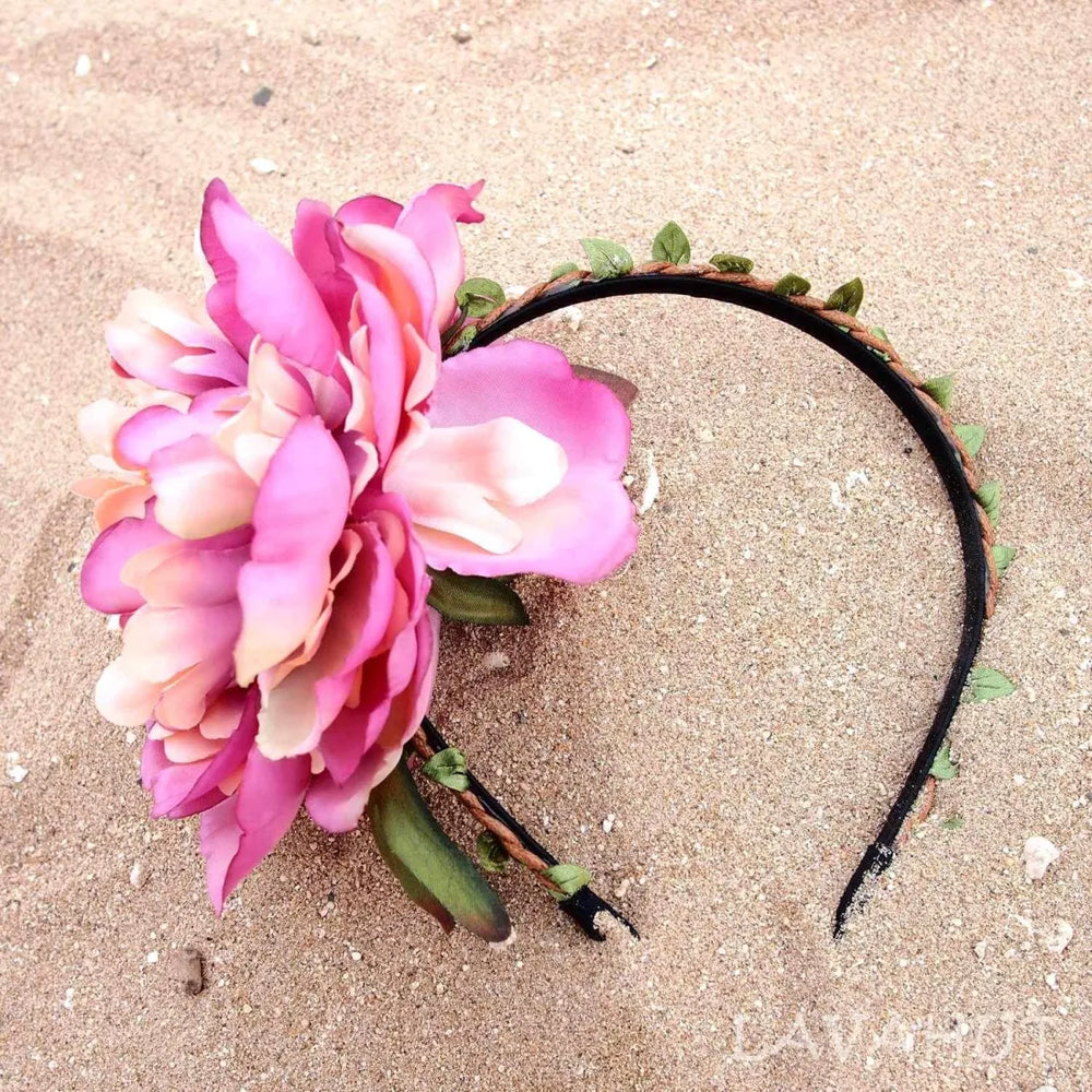 Wild Pink Island Girl Headband - Made in Hawaii