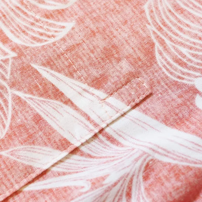 Coral Moonlight Hawaiian Reverse Shirt - Men’s Shirts